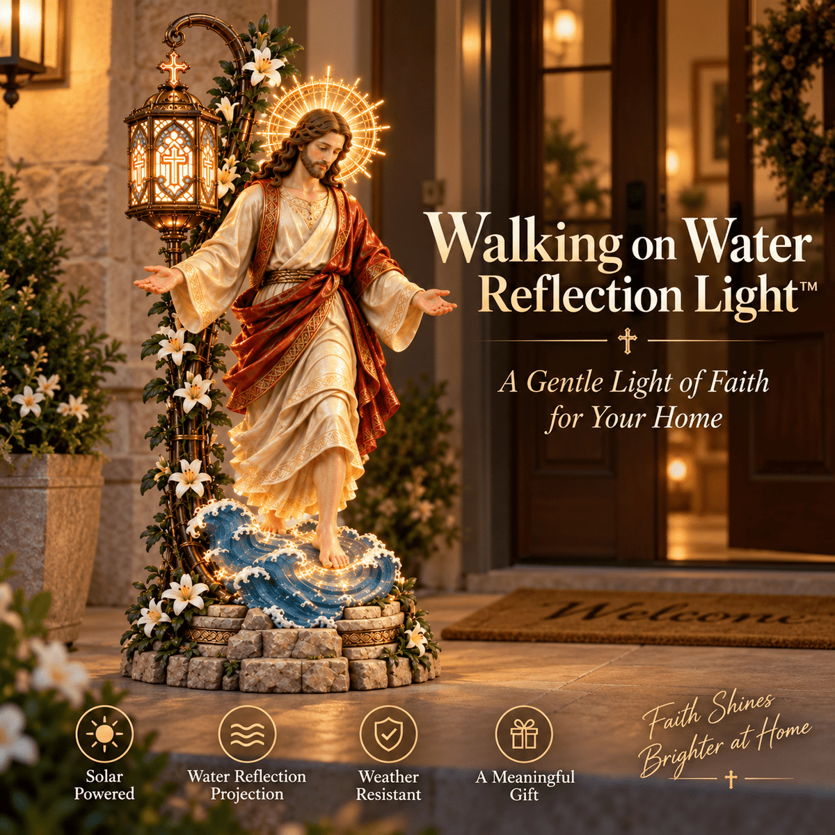 Lumina™ Faith Reflection Light – Jesus Walking On Water