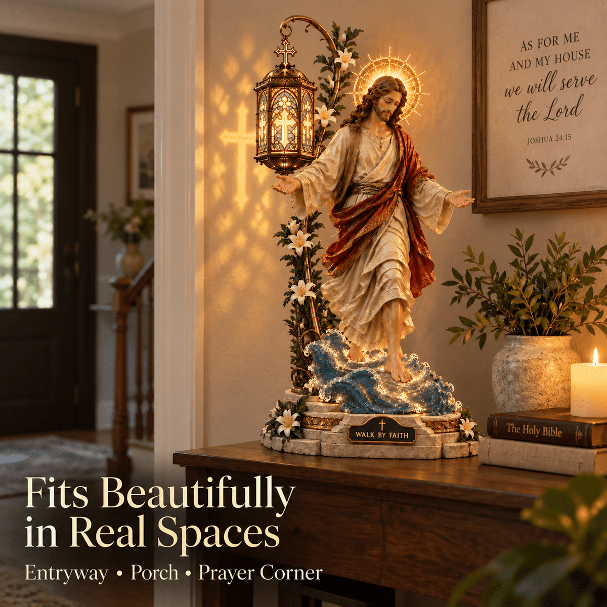 Lumina™ Faith Reflection Light – Jesus Walking On Water - Hartwella