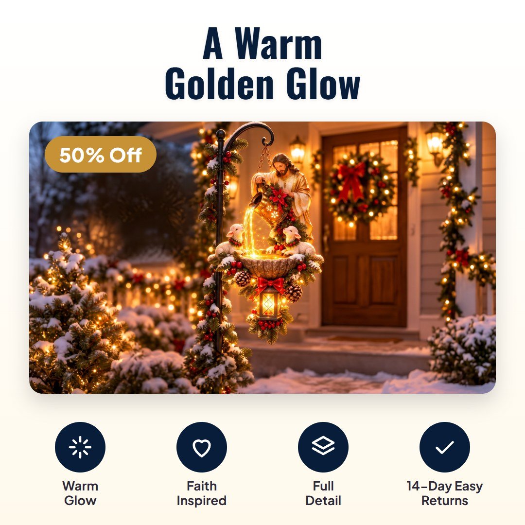Luminel™ Lighted Hanging Christmas Fountain - Hartwella