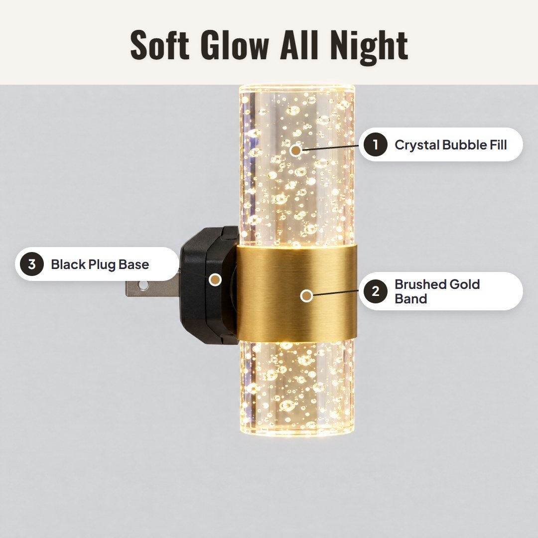 Lumio™ Bubble Acrylic Night Light - Hartwella