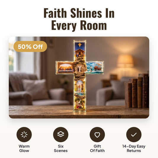 Lumira™ Illuminated Cross - Hartwella
