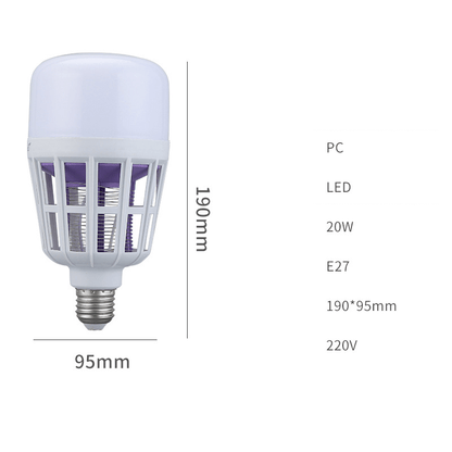 Lumo Bug Zapper Lamp | 2 - in - 1 LED, Silent Operation, Indoor/Outdoor Use - Hartwella