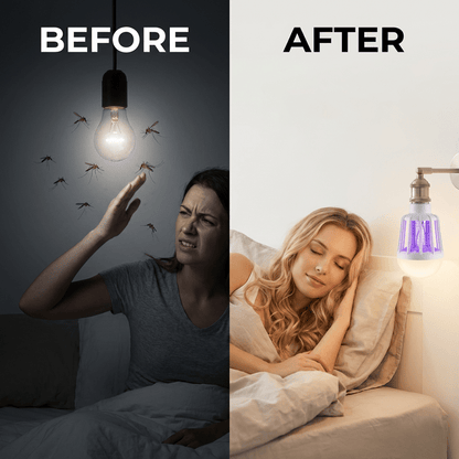 Lumo Bug Zapper Lamp | 2 - in - 1 LED, Silent Operation, Indoor/Outdoor Use - Hartwella