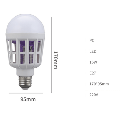 Lumo Bug Zapper Lamp | 2 - in - 1 LED, Silent Operation, Indoor/Outdoor Use - Hartwella