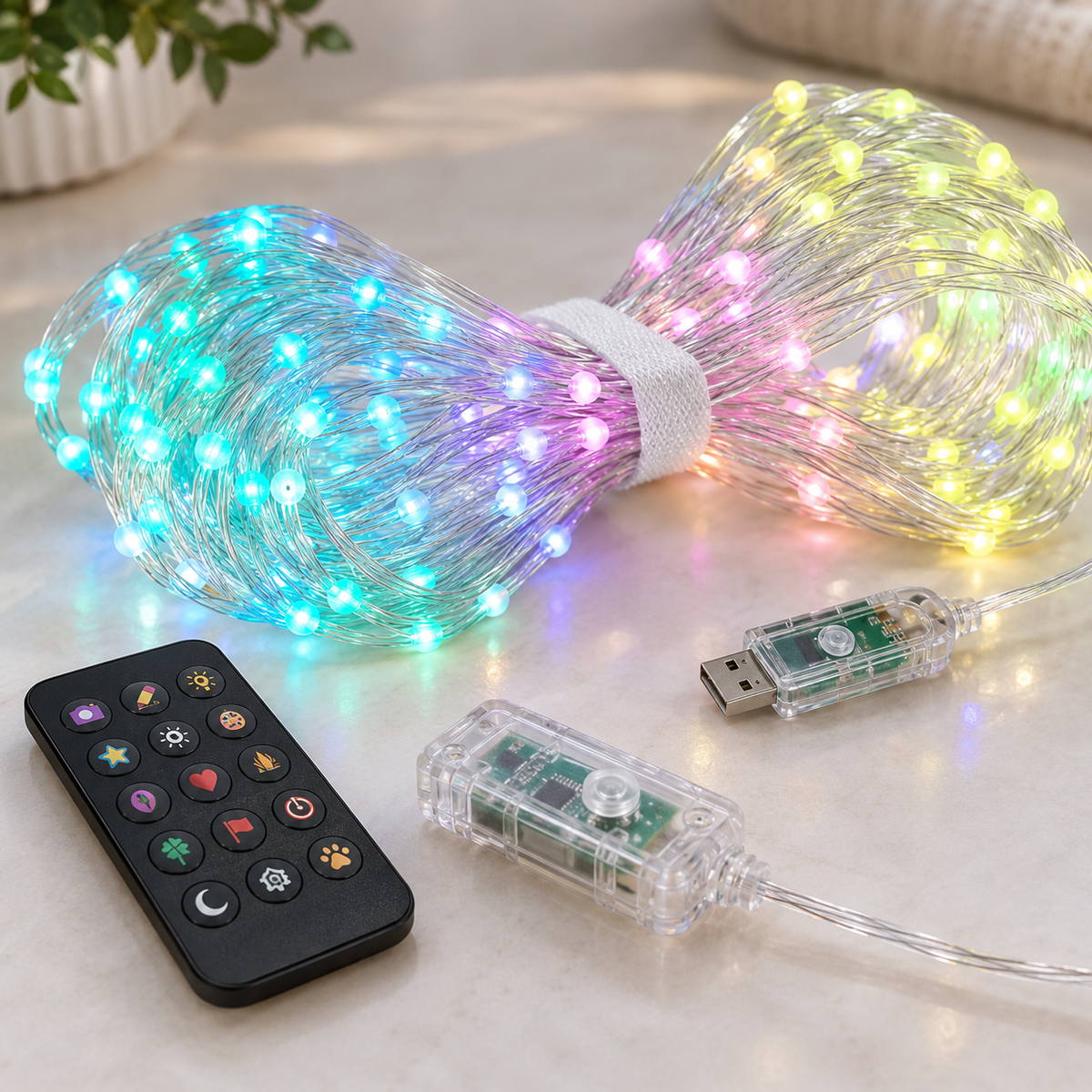 Lumora™ Waterproof LED Curtain String Lights - Hartwella