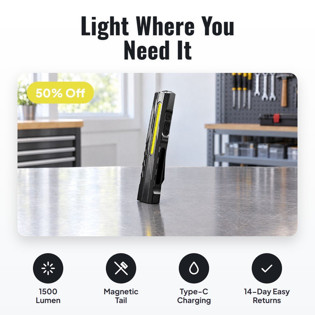 Lumvo™ Multi-Function LED Flashlight