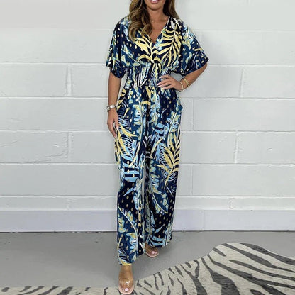 Luna Bodysuit | Leaf Print, Plus Size - Hartwella