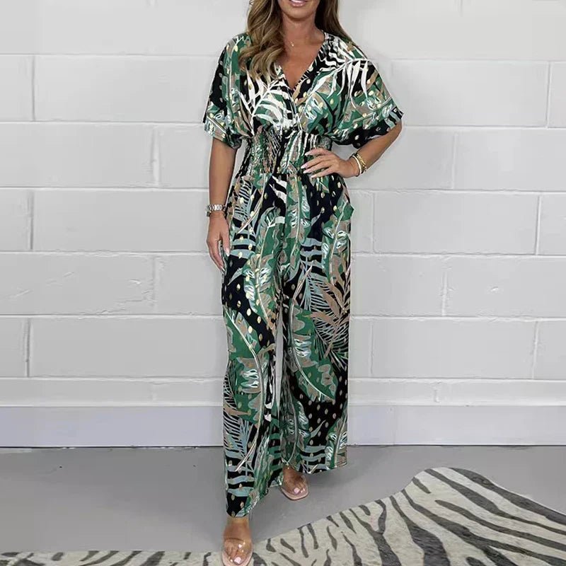 Luna Bodysuit | Leaf Print, Plus Size - Hartwella