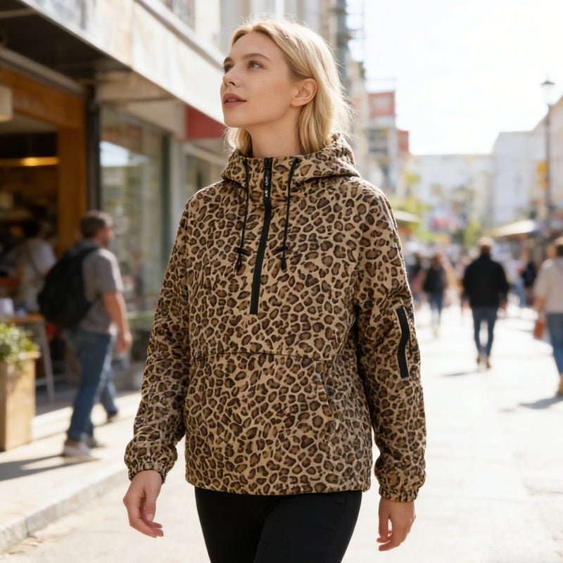 Luna Hooded Jacket | Waterproof, Plush-Lined, Adjustable Waist - Hartwella