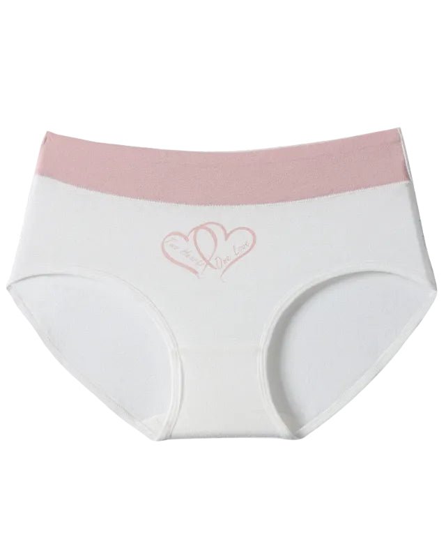 Luna Love Panties | Soft Cotton, High Rise Design, Full Coverage (6 Pack) - Hartwella