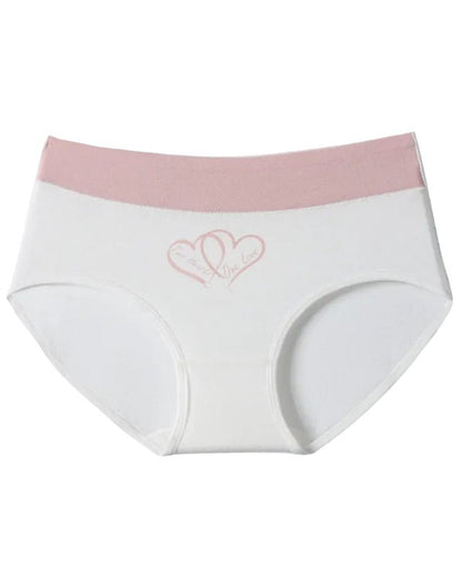 Luna Love Panties | Soft Cotton, High Rise Design, Full Coverage (6 Pack) - Hartwella