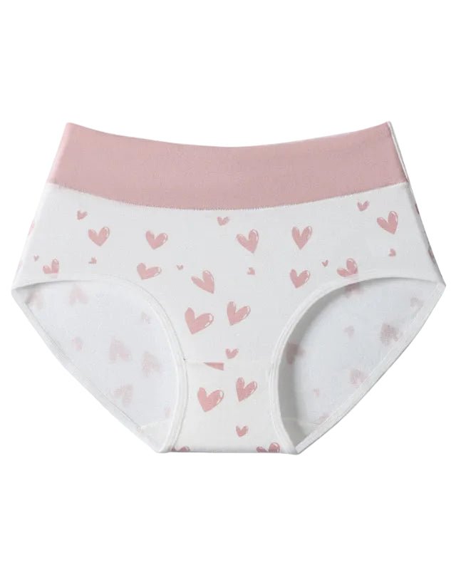 Luna Love Panties | Soft Cotton, High Rise Design, Full Coverage (6 Pack) - Hartwella
