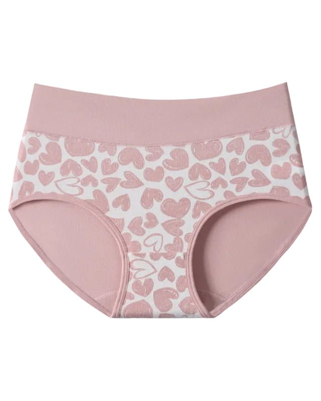 Luna Love Panties | Soft Cotton, High Rise Design, Full Coverage (6 Pack) - Hartwella