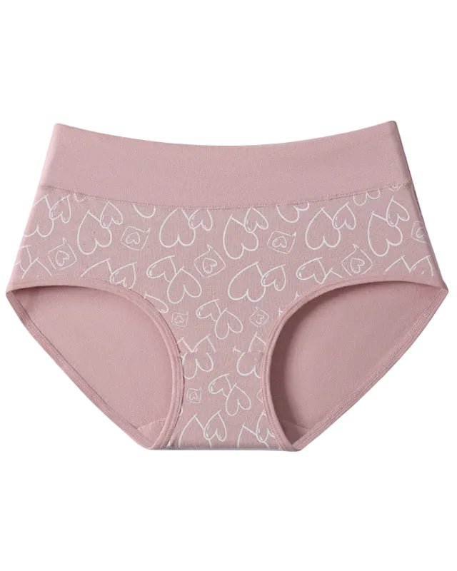Luna Love Panties | Soft Cotton, High Rise Design, Full Coverage (6 Pack) - Hartwella