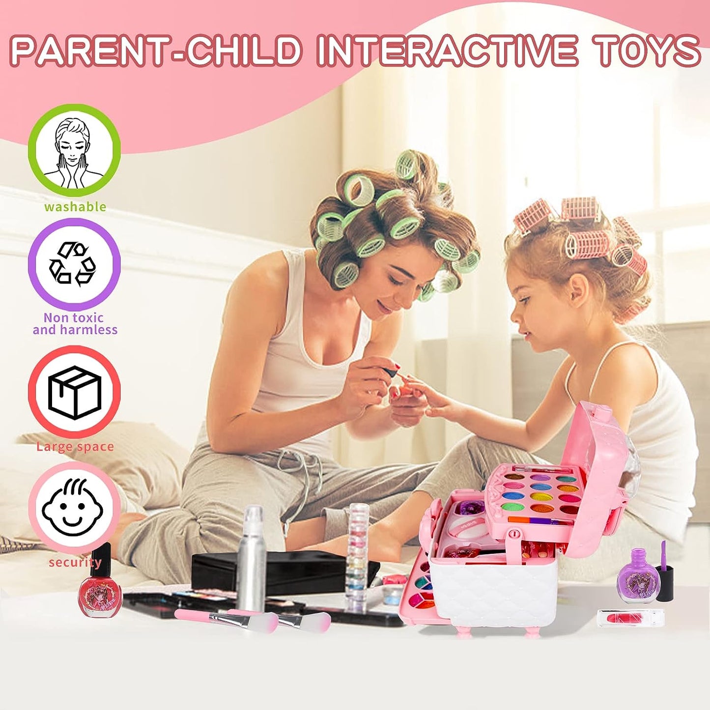 Luna Makeup Kit | Non - Toxic, Washable Play Set - Hartwella