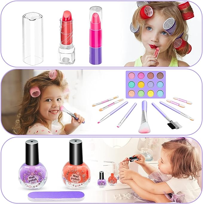 Luna Makeup Kit | Non - Toxic, Washable Play Set - Hartwella