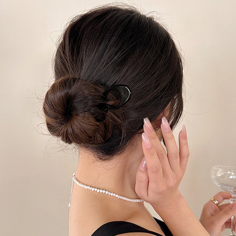 Lunara Hair Pins Set | Effortless Updos, 6 Pieces, Ideal Hair Clips for Thick Hair - Hartwella