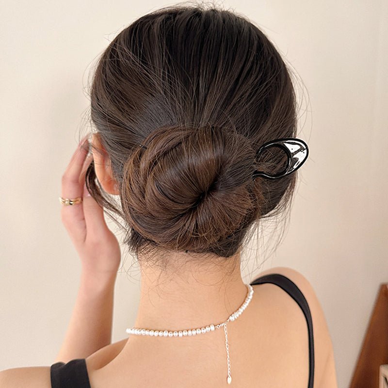 Lunara Hair Pins Set | Effortless Updos, 6 Pieces, Ideal Hair Clips for Thick Hair - Hartwella
