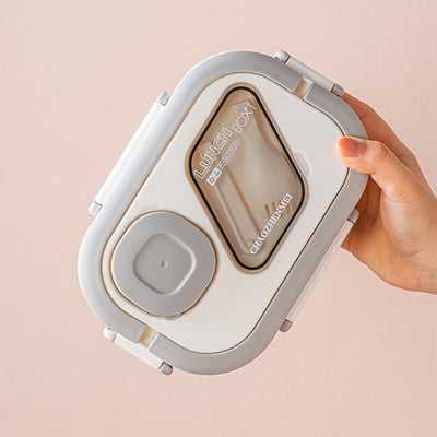 Lunex Bento Lunch Box | Leak-Proof, BPA-Free with Compartments and Carry Handle - Hartwella
