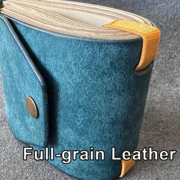 Luno Cash Wrap Wallet | Premium Leather, Magnetic Clasp - Hartwella