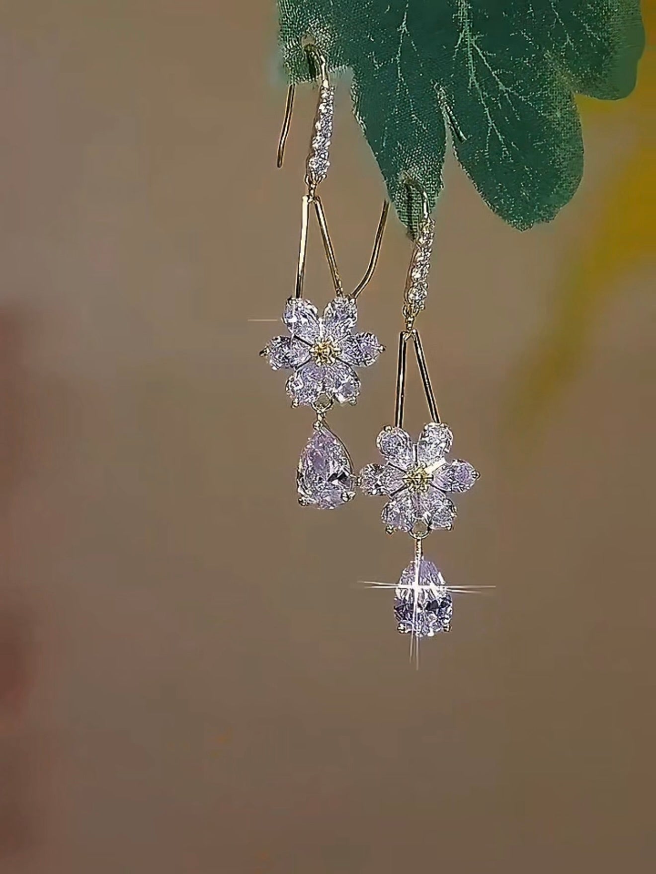 Lunora Earrings | Gold Plated, Lightweight Design - Hartwella