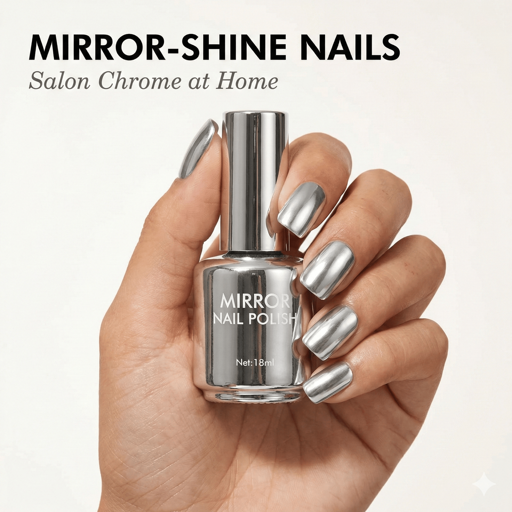 Lusoire Liquid Chrome Nail Polish | High-Gloss, Easy Application - Hartwella
