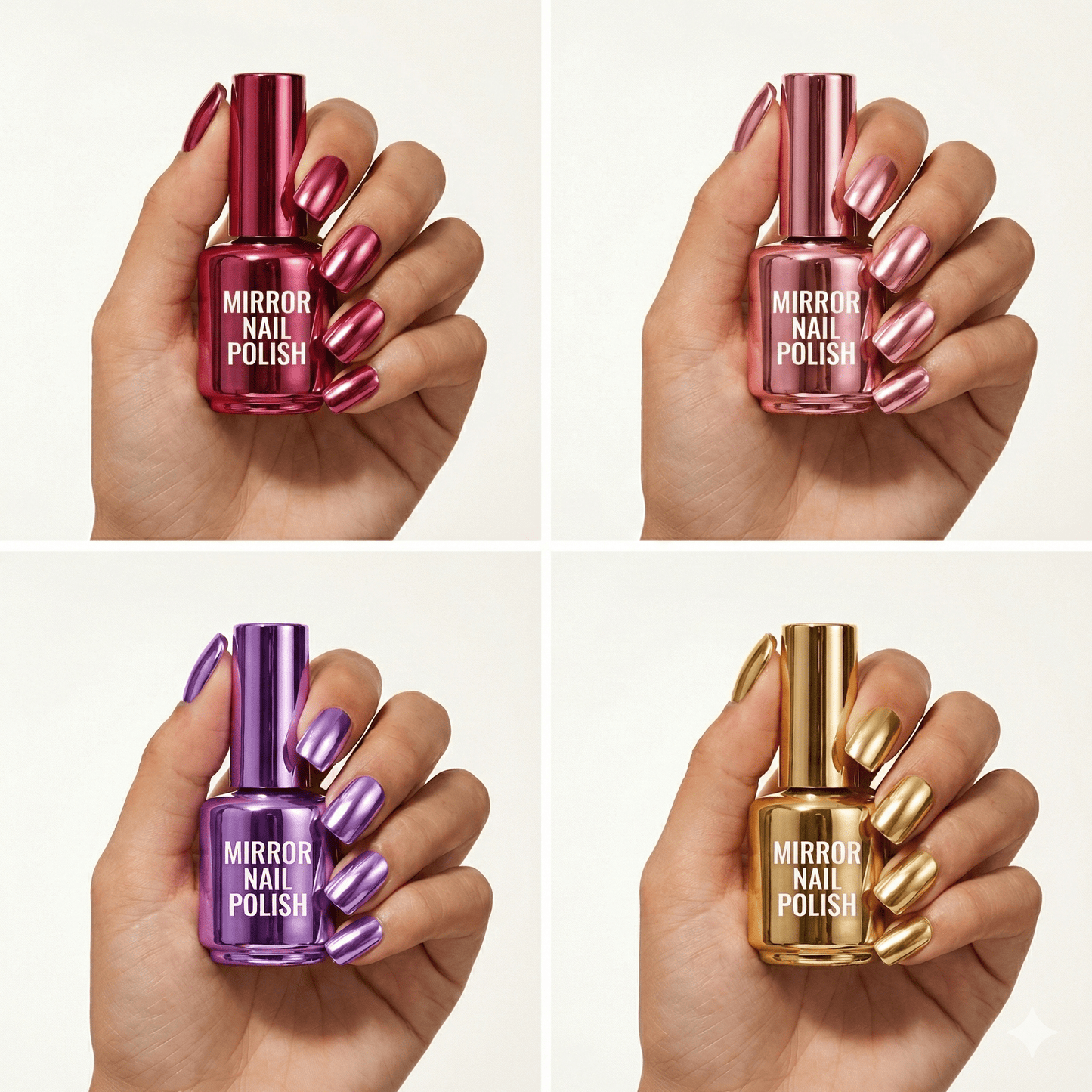 Lusoire Liquid Chrome Nail Polish | High-Gloss, Easy Application - Hartwella