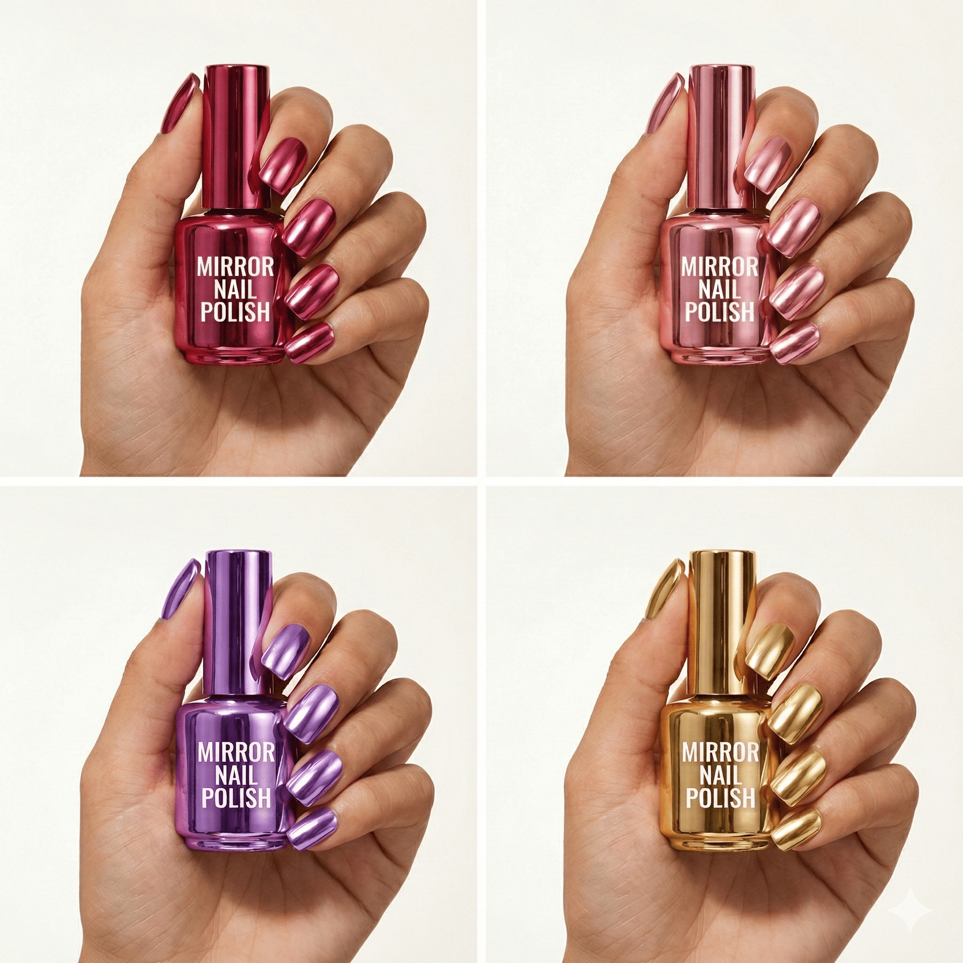 Lusoire Liquid Chrome Nail Polish | High-Gloss, Easy Application - Hartwella