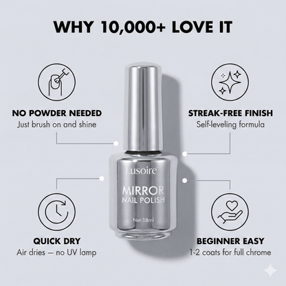 Lusoire Liquid Chrome Nail Polish | High-Gloss, Easy Application - Hartwella
