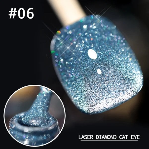 Luxe Cat Eye Nail Polish | Non-Toxic, Natural Resin, Sparkling Effect - Hartwella