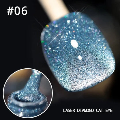 Luxe Cat Eye Nail Polish | Non-Toxic, Natural Resin, Sparkling Effect - Hartwella