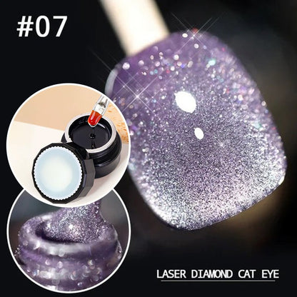 Luxe Cat Eye Nail Polish | Non-Toxic, Natural Resin, Sparkling Effect - Hartwella