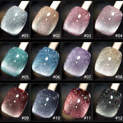 Luxe Cat Eye Nail Polish | Non-Toxic, Natural Resin, Sparkling Effect - Hartwella