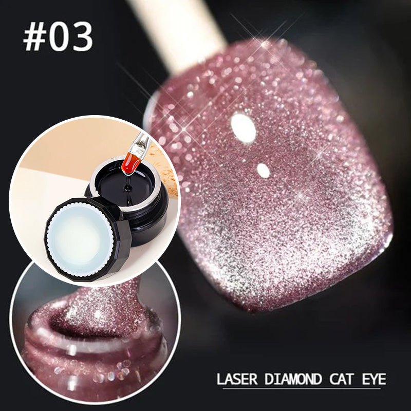Luxe Cat Eye Nail Polish | Non-Toxic, Natural Resin, Sparkling Effect - Hartwella