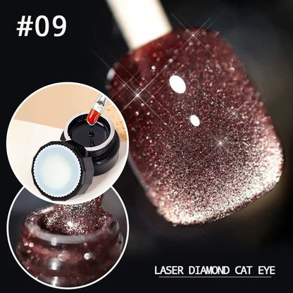 Luxe Cat Eye Nail Polish | Non-Toxic, Natural Resin, Sparkling Effect - Hartwella