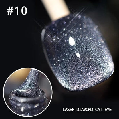 Luxe Cat Eye Nail Polish | Non-Toxic, Natural Resin, Sparkling Effect - Hartwella