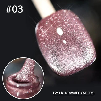 Luxe Cat Eye Nail Polish | Non-Toxic, Natural Resin, Sparkling Effect - Hartwella