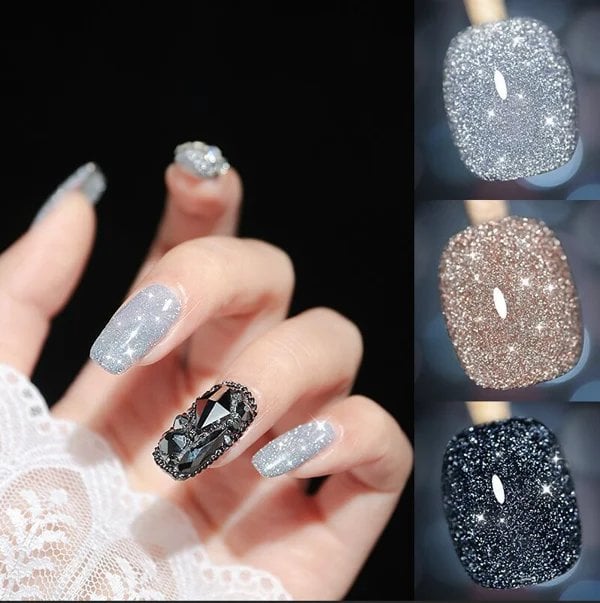 Luxe Cat Eye Nail Polish | Non-Toxic, Natural Resin, Sparkling Effect - Hartwella
