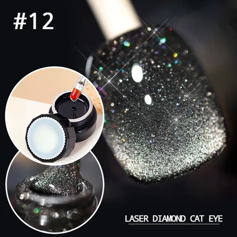 Luxe Cat Eye Nail Polish | Non-Toxic, Natural Resin, Sparkling Effect - Hartwella