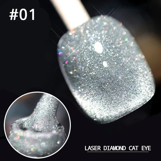 Luxe Cat Eye Nail Polish | Non-Toxic, Natural Resin, Sparkling Effect - Hartwella