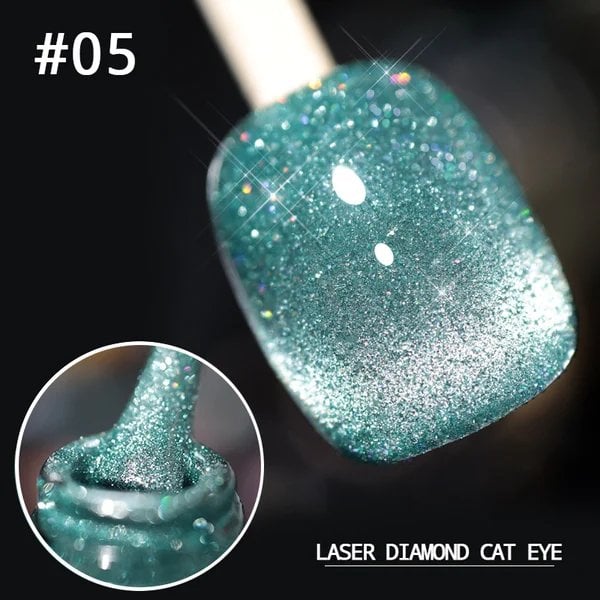 Luxe Cat Eye Nail Polish | Non-Toxic, Natural Resin, Sparkling Effect - Hartwella