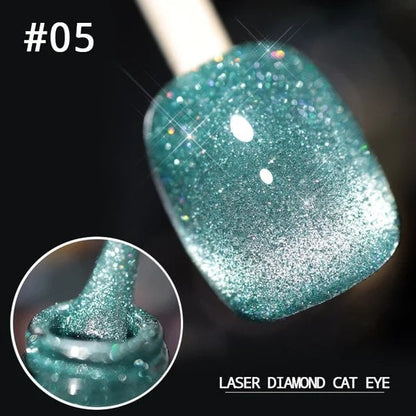 Luxe Cat Eye Nail Polish | Non-Toxic, Natural Resin, Sparkling Effect - Hartwella