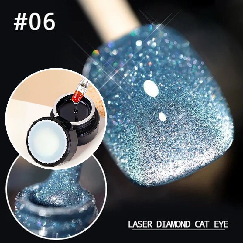 Luxe Cat Eye Nail Polish | Non-Toxic, Natural Resin, Sparkling Effect - Hartwella