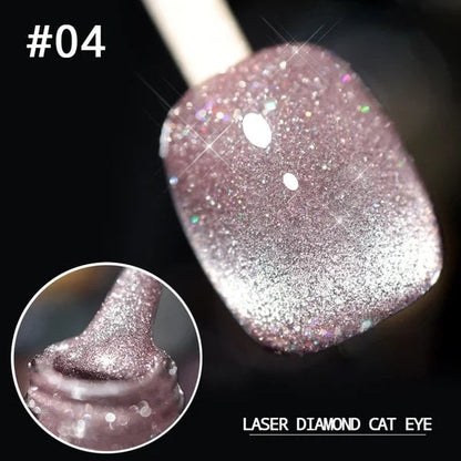Luxe Cat Eye Nail Polish | Non-Toxic, Natural Resin, Sparkling Effect - Hartwella