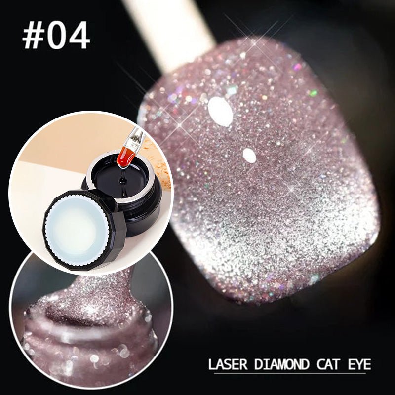 Luxe Cat Eye Nail Polish | Non-Toxic, Natural Resin, Sparkling Effect - Hartwella