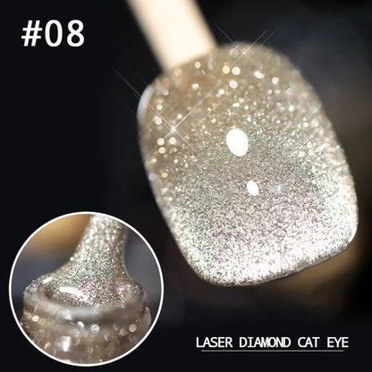 Luxe Cat Eye Nail Polish | Non-Toxic, Natural Resin, Sparkling Effect - Hartwella