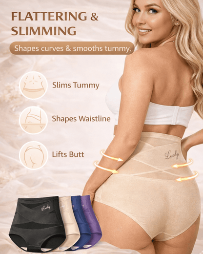 Luxe Control Panties | Plus-Size, High-Waist Tummy Control - Hartwella