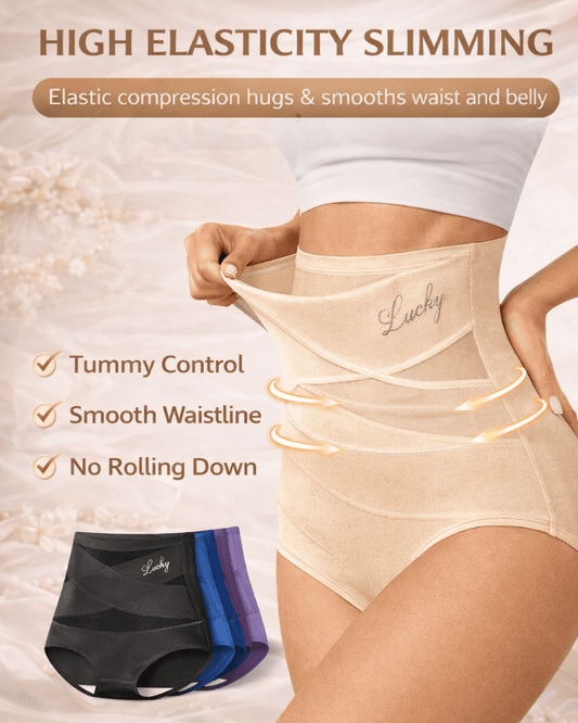 Luxe Control Panties | Plus-Size, High-Waist Tummy Control - Hartwella