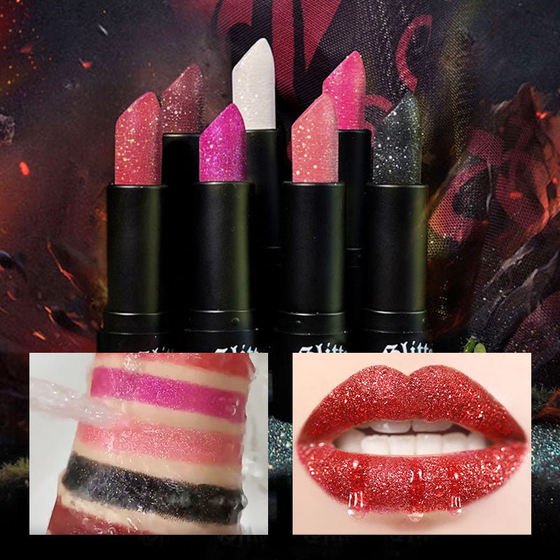 Luxe Diamond Lipstick | Waterproof, Moisturizing Matte Finish - Hartwella