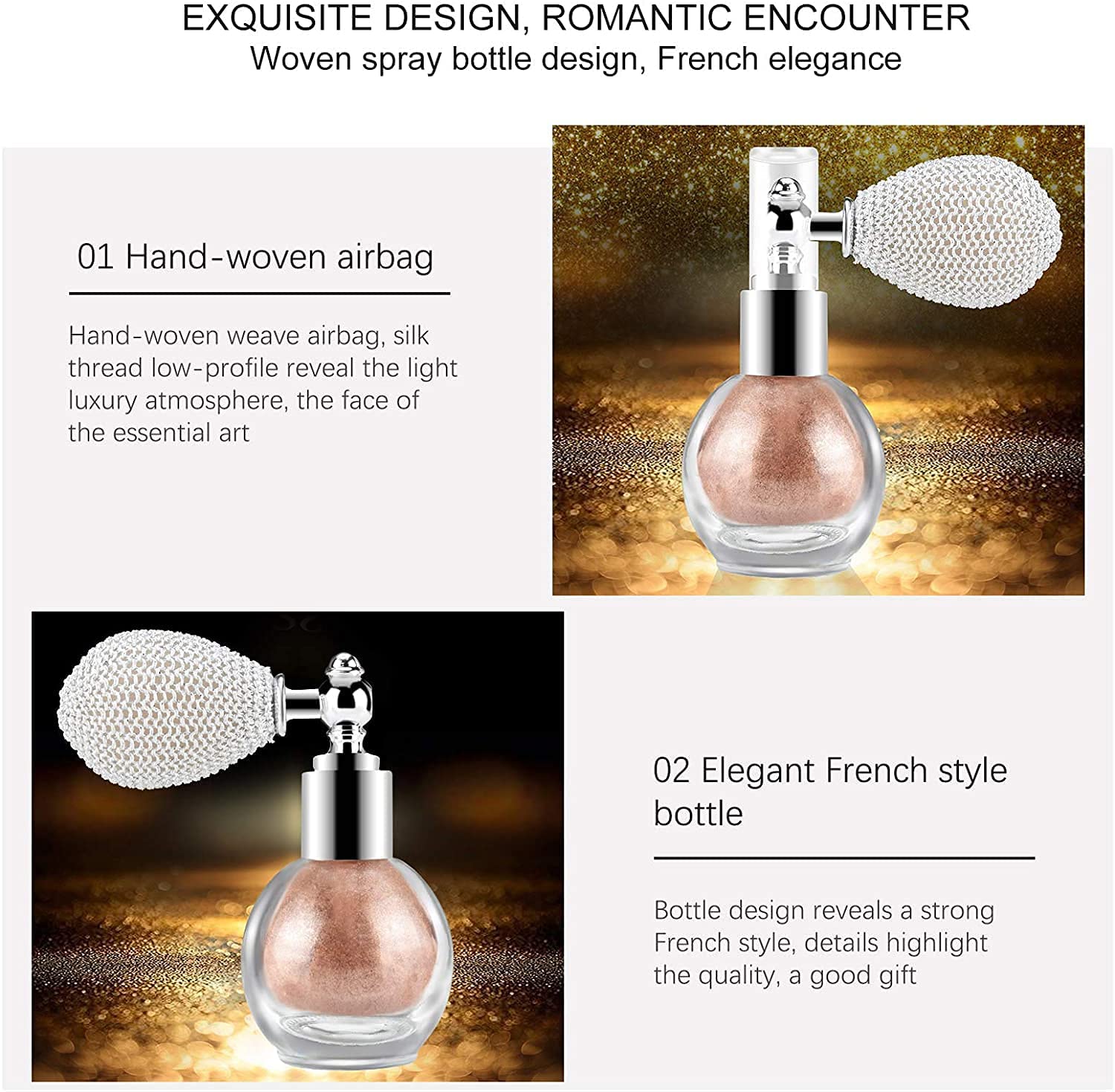 Luxe Highlighter Spray | Lightweight, Multi - Use Glitter - Hartwella